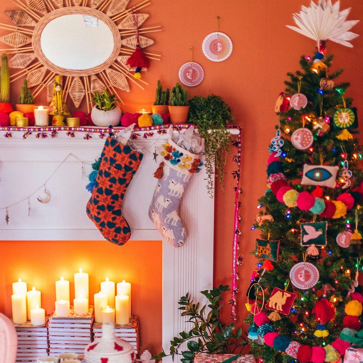 Colorful Pom Pom Garland - Image 3
