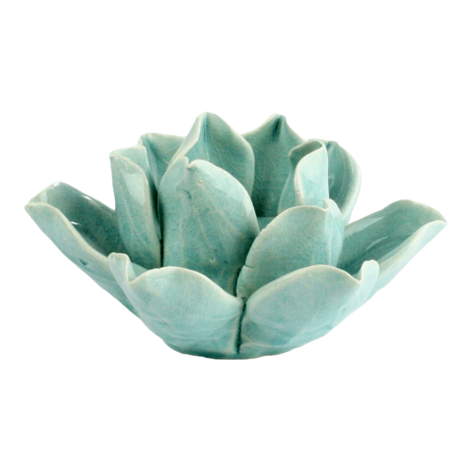 Handcrafted Lotus Tea Light Holder