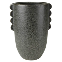 Agadir Black Ceramic Vase