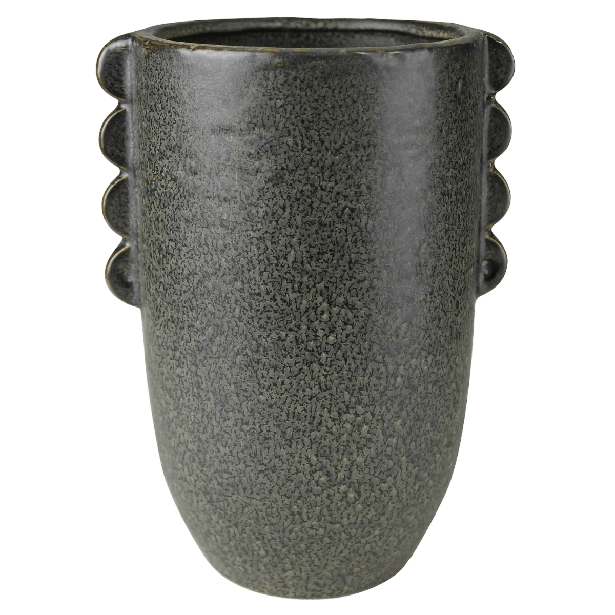 Agadir Black Ceramic Vase