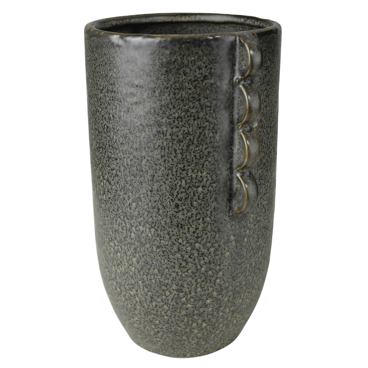 Agadir Black Ceramic Vase - Image 2