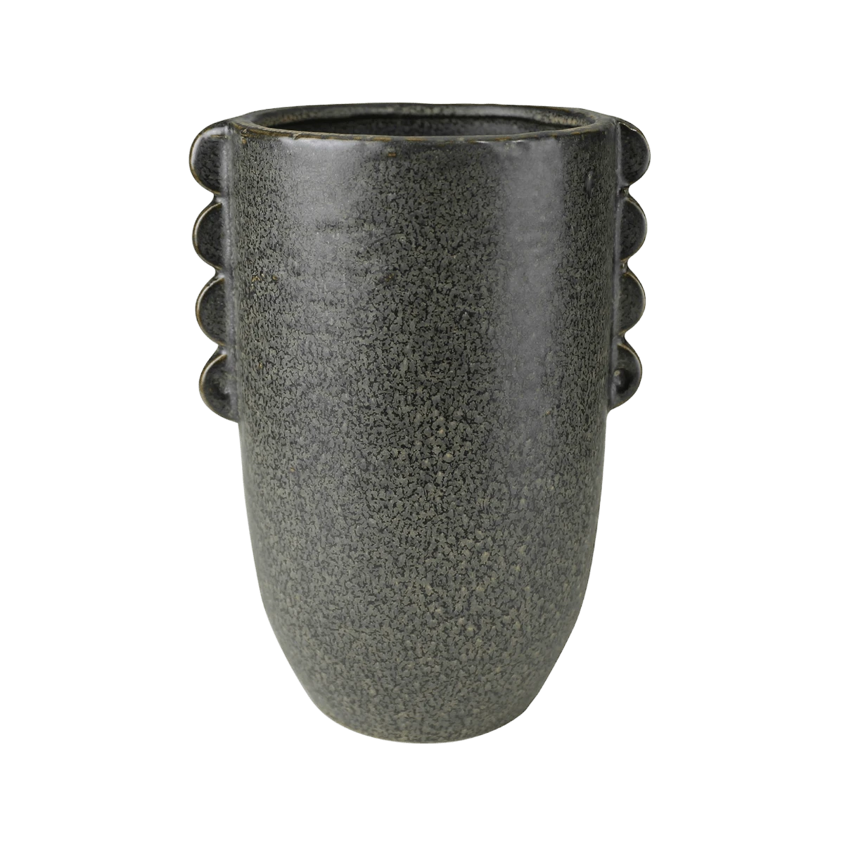 Agadir Black Ceramic Vase - Image 3
