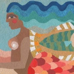 In The Waves Art Print By Justina Blakeney