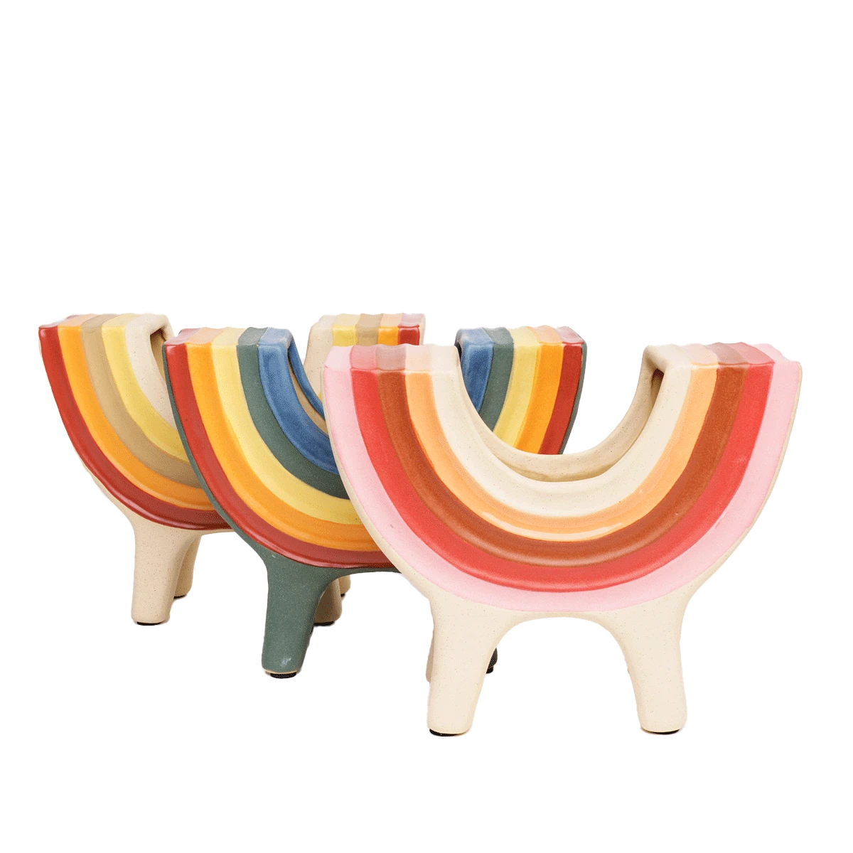 Rainbow Bowl In Pink By Jungalow® - Image 6