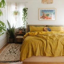 Birds And Bees Duvet Cover Set In Sunshine By Jungalow®