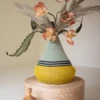 Pismo Mustard & Teal Seagrass Basket