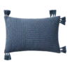 Stone Blue Embroidered Pillow By Justina Blakeney® X Loloi