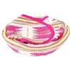 Pink Star Tortilla And Bread Basket
