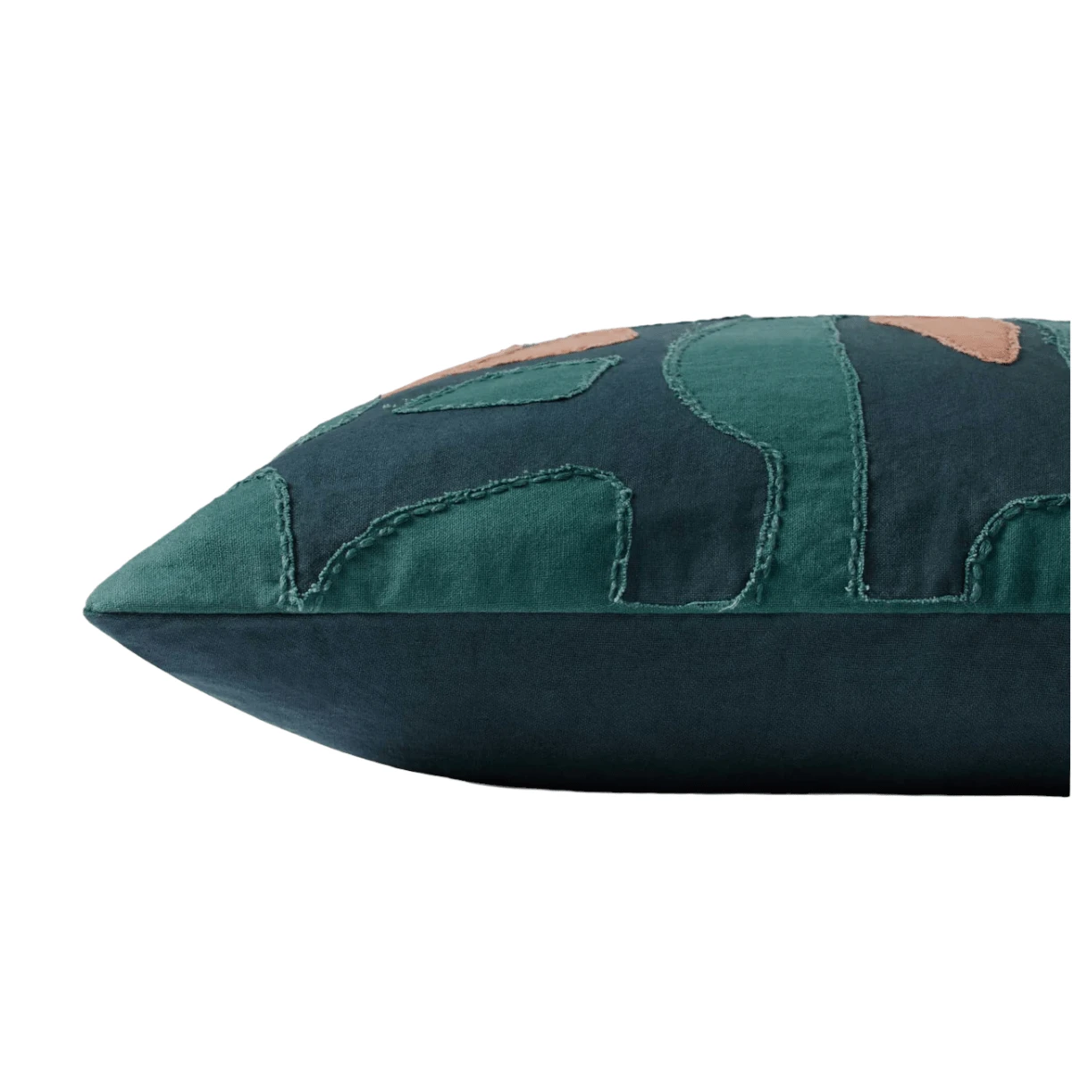Amalia Pillow In Teal + Clay By Justina Blakeney® X Loloi - Image 2