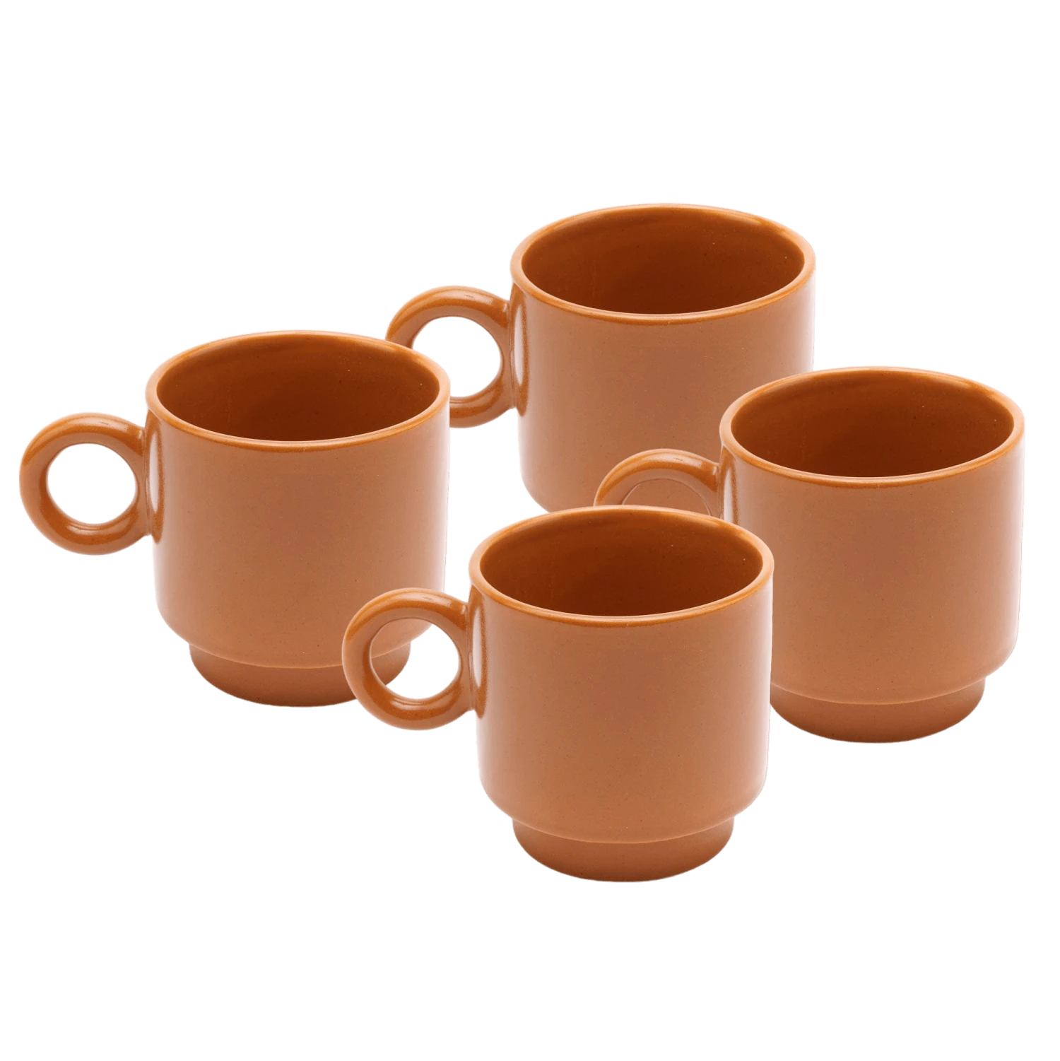 Jungalow Kaya Ceramic Mug Set, Amber By Justina Blakeney™