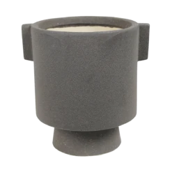 Charcoal Ceramic Planter