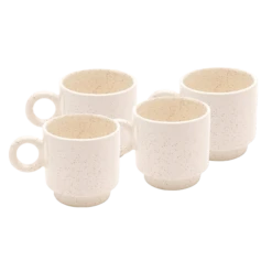 Jungalow Kaya Ceramic Mug Set, Cream By Justina Blakeney™