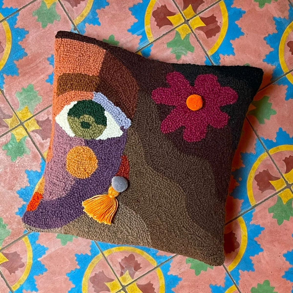 Ella Flower Hook Pillow By Jungalow® - Image 2