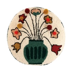 You Deserve Some Flowers Hook Pillow By Jungalow®