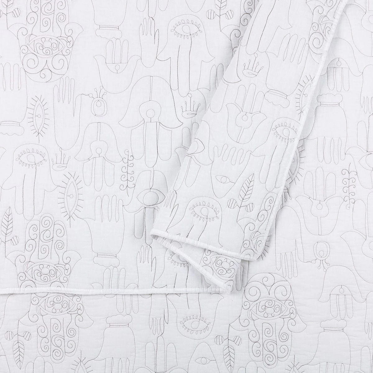 Cloud Hamsa Quilt Set By Jungalow®