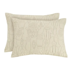 Natural Hamsa Standard Sham Set By Jungalow®