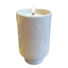 Jungalow Kaya Ceramic Candle - Speckled Cream/Coconut Musk