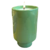 Jungalow Kaya Ceramic Candle - Matcha Green/Pomegranate Sage