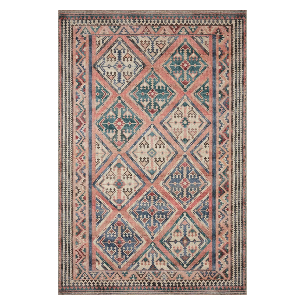 Malik Rose Rug By Justina Blakeney® X Loloi