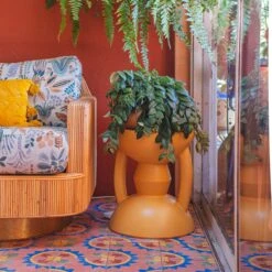 Jungalow Sunflower Mali Hourglass Stool By Justina Blakeney™