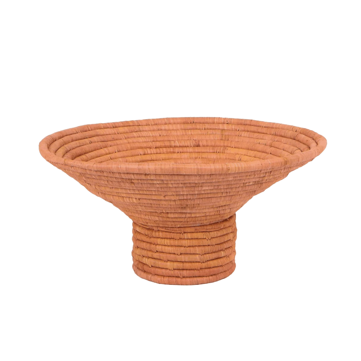 Peach Pedestal Bowl