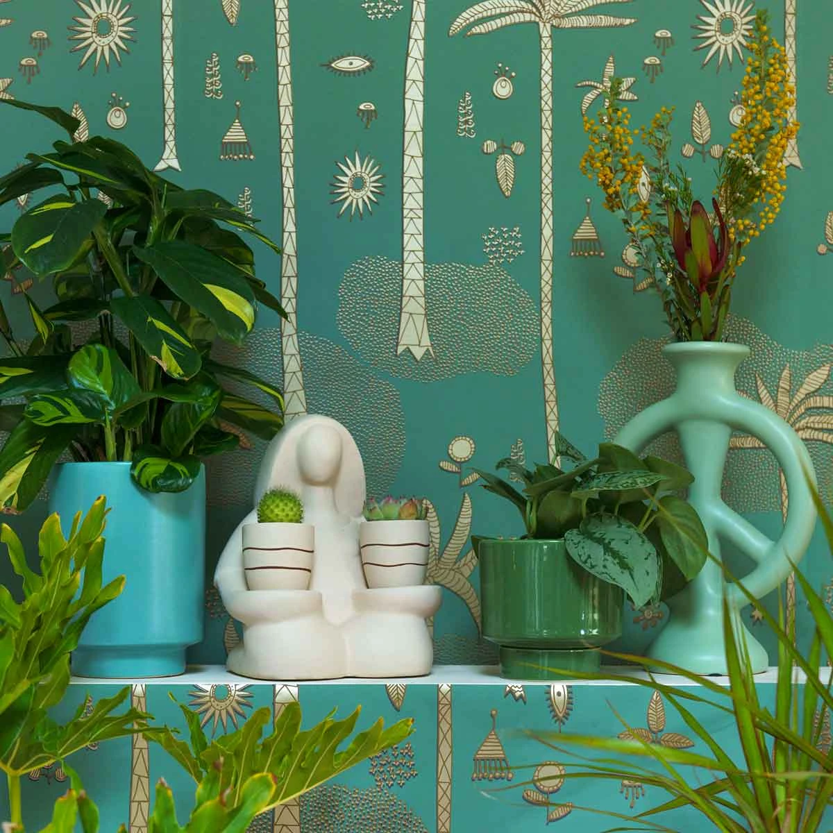 Jungalow Carribean Green Kaya Vase By Justina Blakeney™ - Image 2