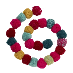 Colorful Pom Pom Garland
