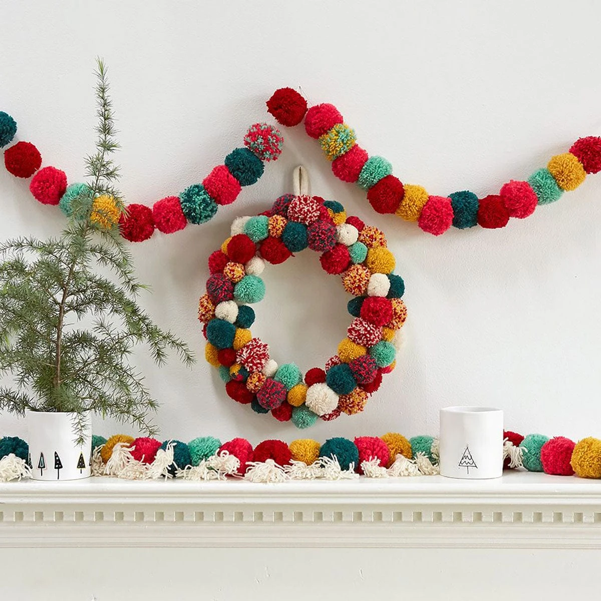 Colorful Pom Pom Garland - Image 4