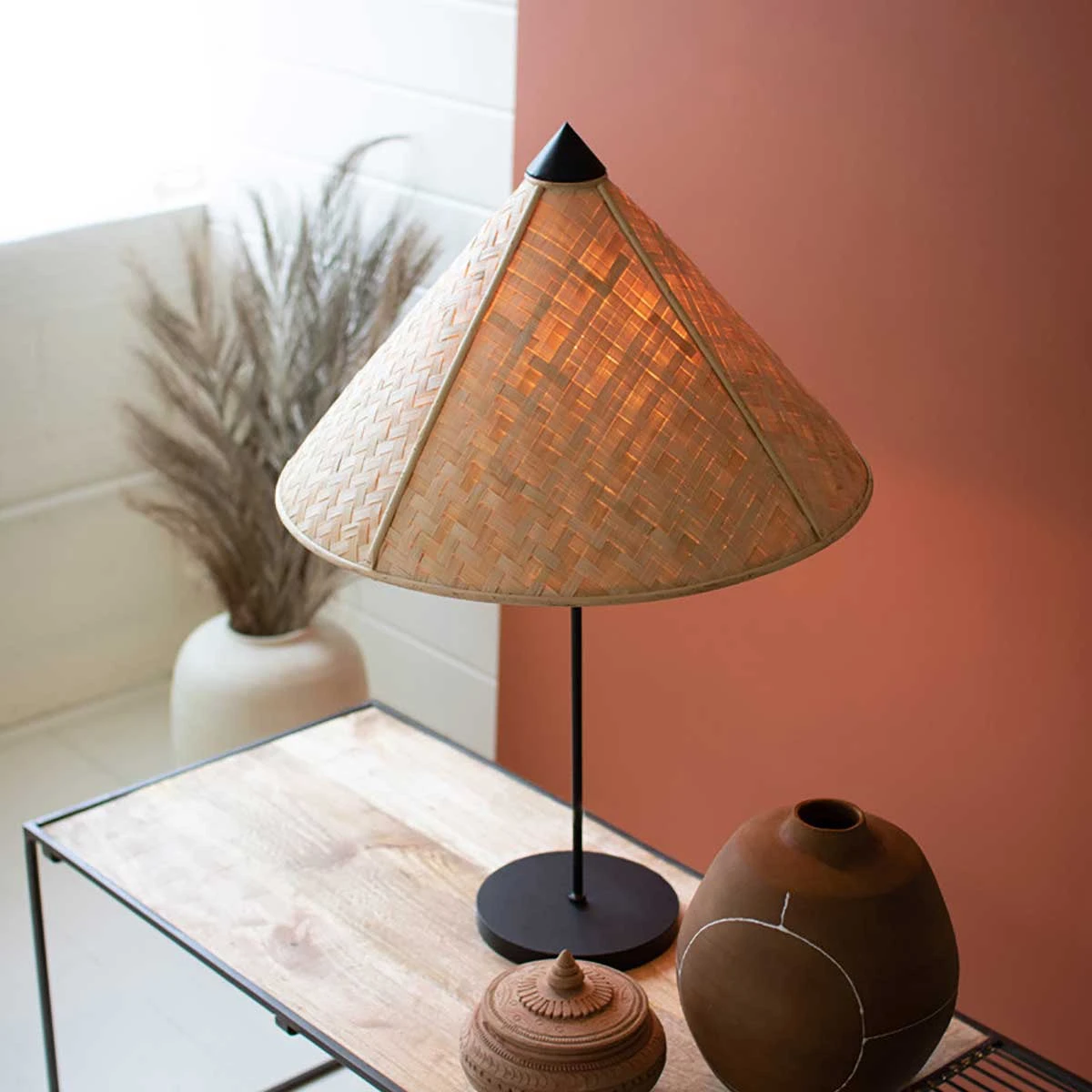 Rattan Table Lamp - Image 4