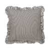 Ruffle Striped Pillow